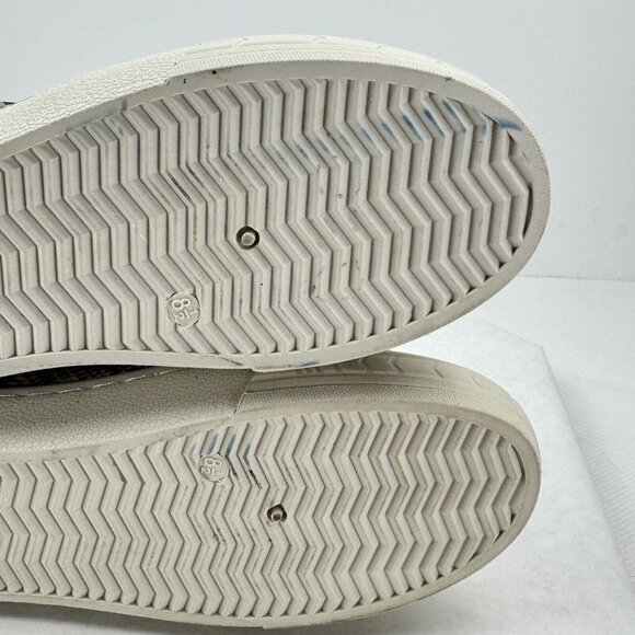 Vintage Havana Womens Gray Snake Cliff High Top Sneakers Side Zip Laces Size 8.5 - Picture 16 of 16